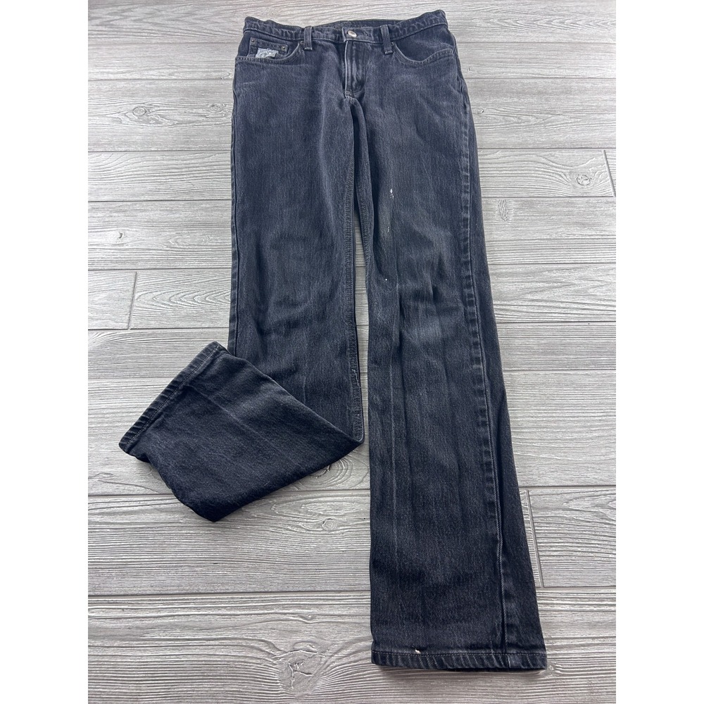 Cinch Black Denim Straight Leg Western Jeans MB98034012 29x34 Mens